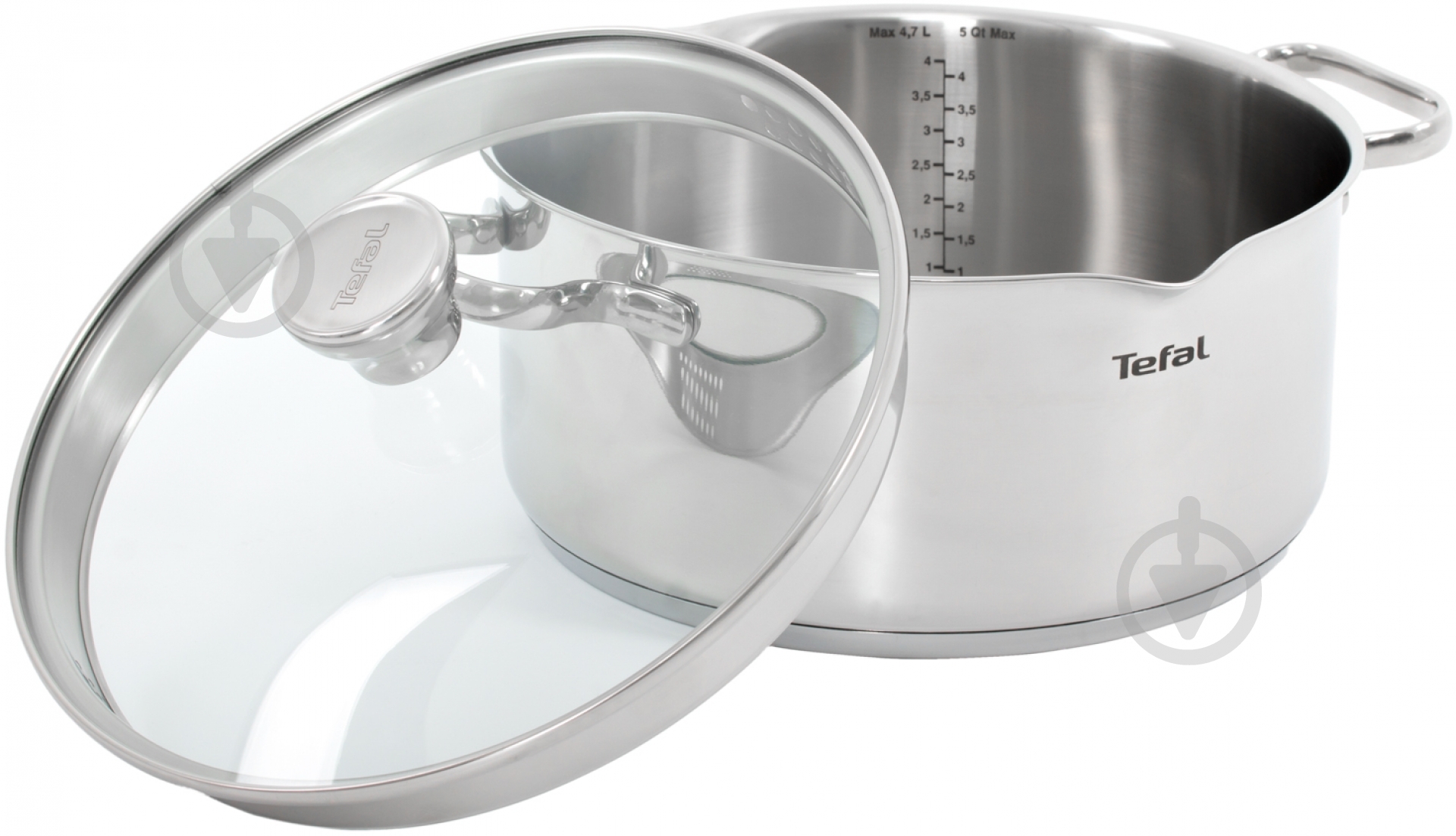 Кастрюля Tefal Duetto 4,7 л A70546 - фото 2 Кастрюля Tefal Duetto 4,7 л A70546 - фото 2