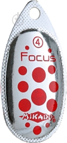 Блесна Mikado Focus № 4 9 г silver/10 - фото 1