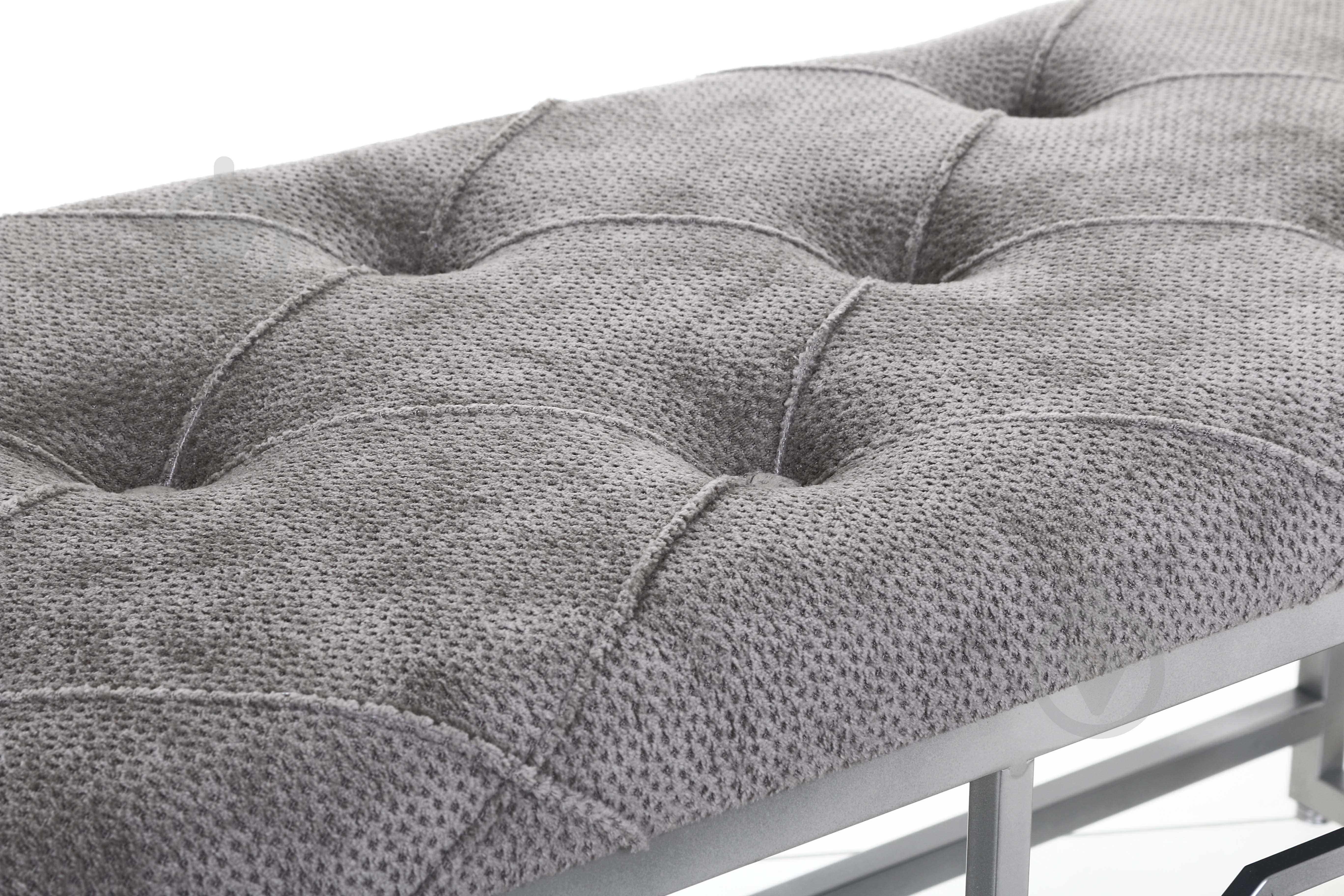 Банкетка Sensio La-Graf 117х46х42 мм сірий/сірий (A-047) - фото 3 Банкетка Sensio La-Graf 117х46х42 мм сірий/сірий (A-047) - фото 3