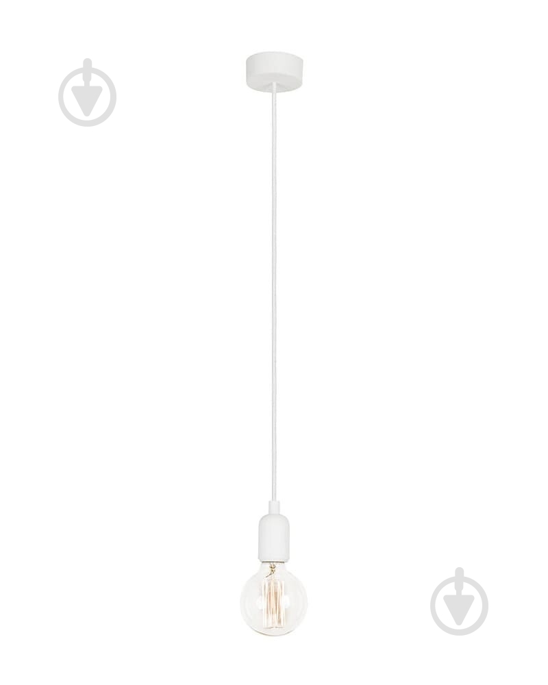 Подвес Nowodvorski Silicone 1x60 Вт E27 белый 6403 - фото 1