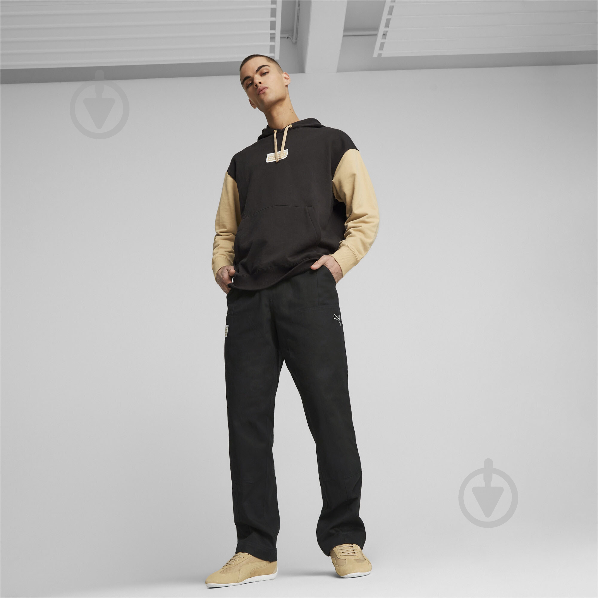 Брюки Puma PL STATEMENT PANTS 62101501 р. M черный - фото 4