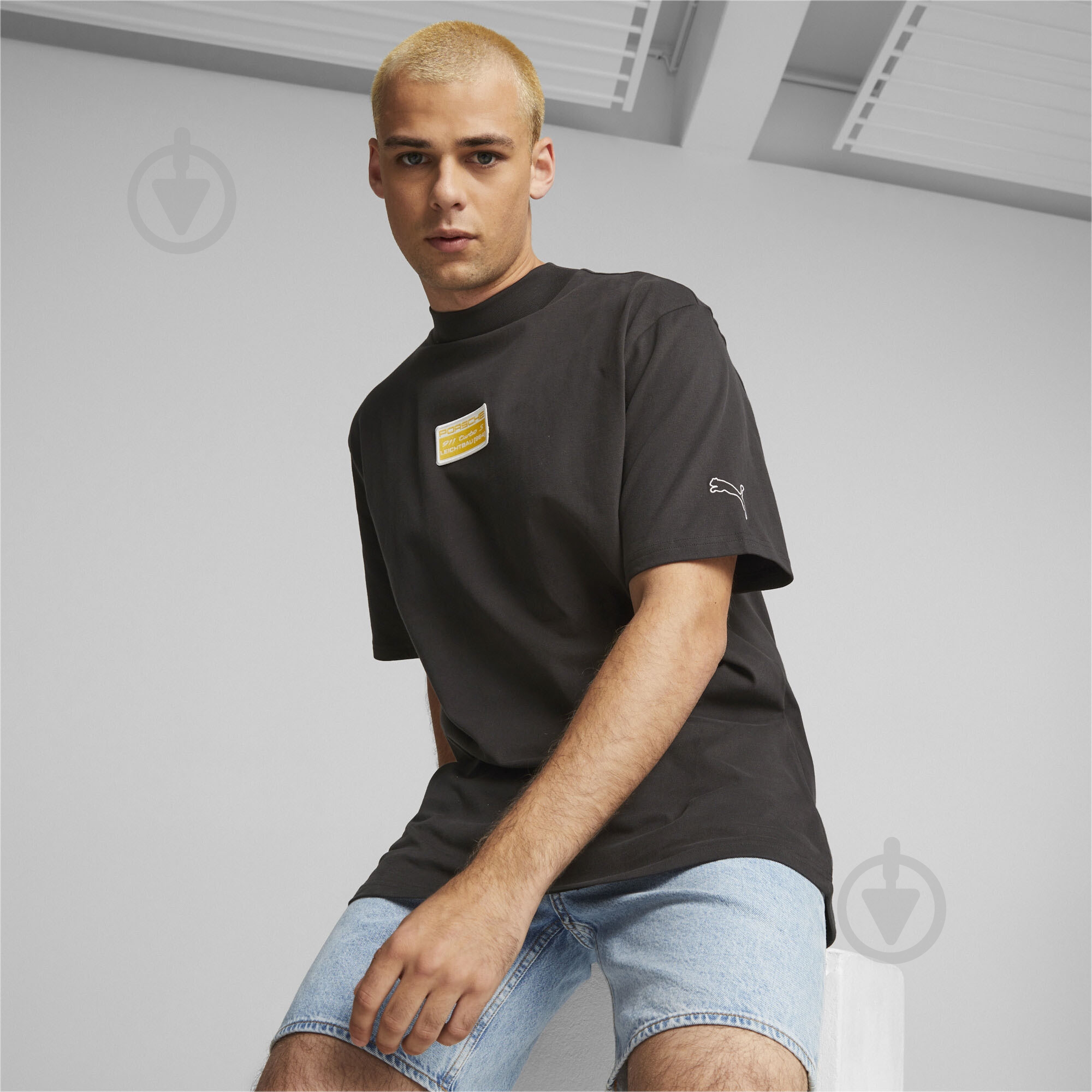 Футболка Puma PL STATEMENT TEE 62102101 р.M черный - фото 3