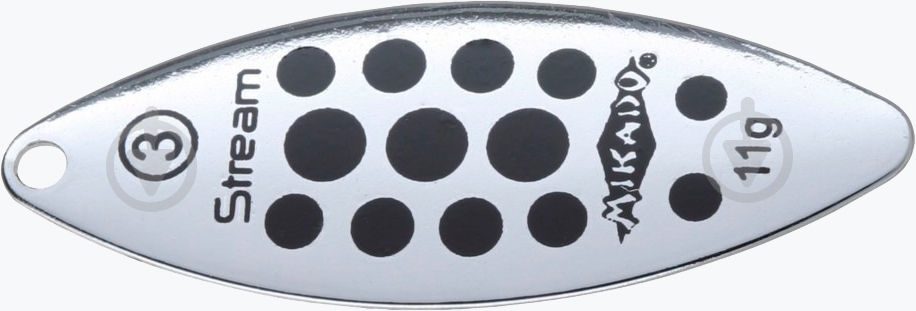 Блесна Mikado вращающаяся STREAM № 2 8 г silver - фото 1