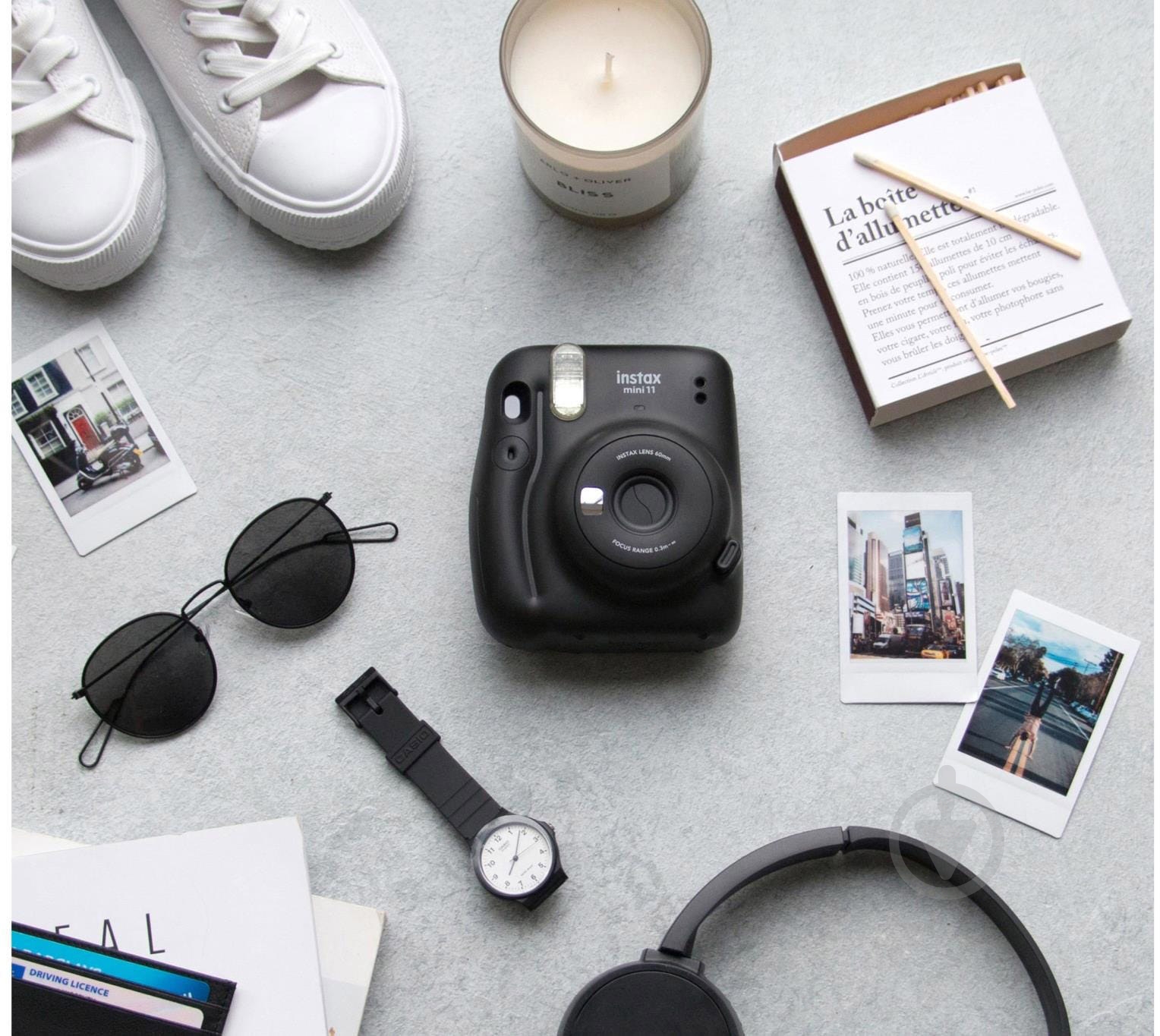 Камера-принтер Fujifilm Instax Mini 11 charcoal gray - фото 20