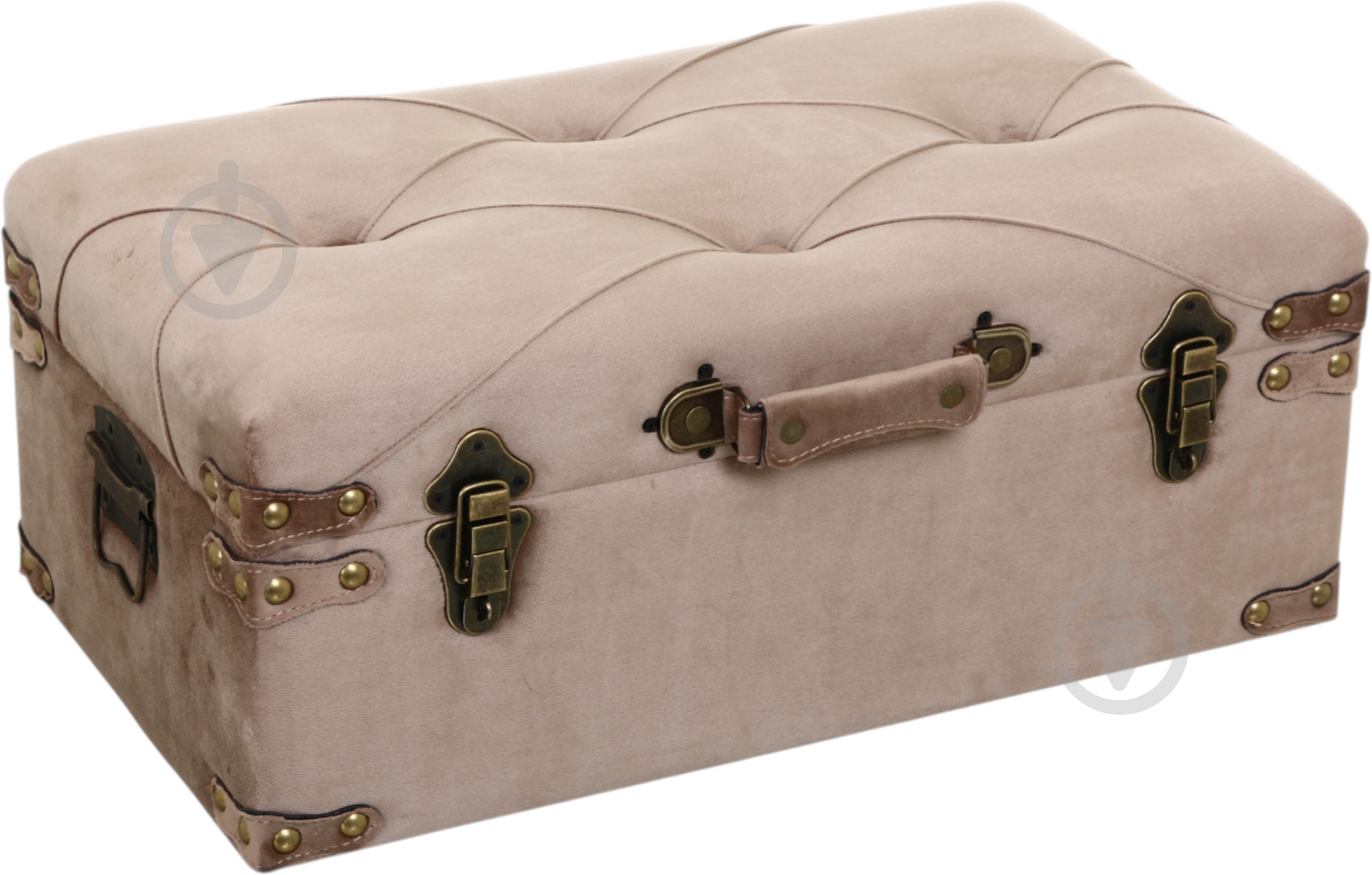 Сундук-пуф Sensio Barfler 57х32х27 мм светло-коричневый(FSJ-SJ806) - фото 2 Сундук-пуф Sensio Barfler 57х32х27 мм светло-коричневый(FSJ-SJ806) - фото 2