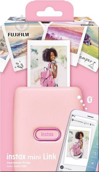 Портативний принтер Fujifilm Instax Mini Link Dusky Pink (16640670) - фото 14