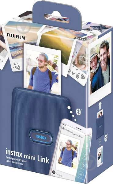 Портативний принтер Fujifilm Instax Mini Link Dark Denim (16640668) - фото 12