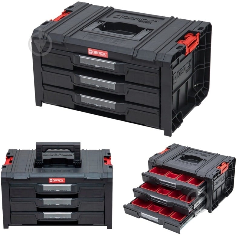 Ящик для інструментів QBRICK SYSTEM PRO Drawer 3 Toolbox 2.0 EXPERT SKRQPROD3E2CZAPG003 - фото 6 Ящик для інструментів QBRICK SYSTEM PRO Drawer 3 Toolbox 2.0 EXPERT SKRQPROD3E2CZAPG003 - фото 6