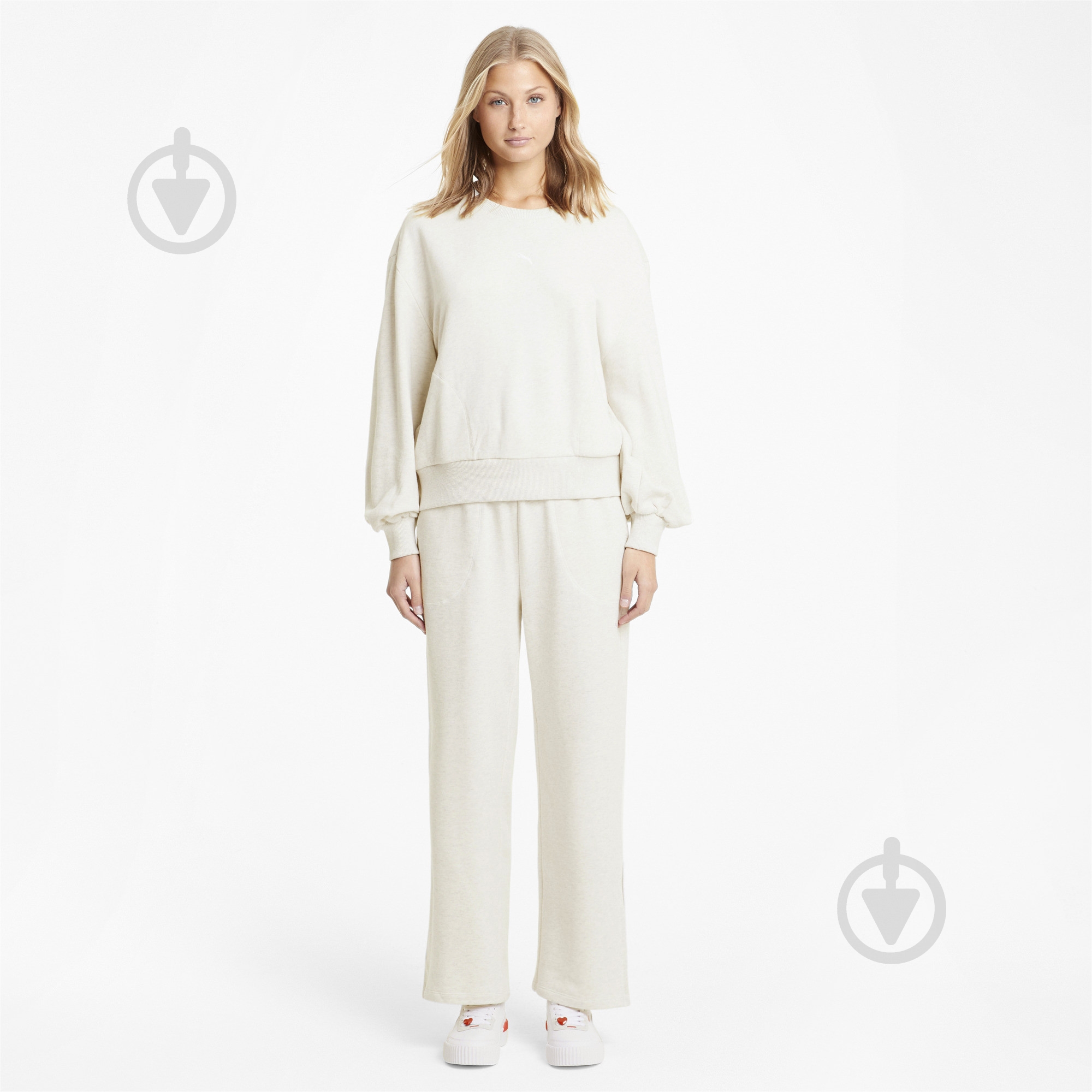Світшот Puma HER Crew 58596602 р. L білий - фото 5 Світшот Puma HER Crew 58596602 р. L білий - фото 5