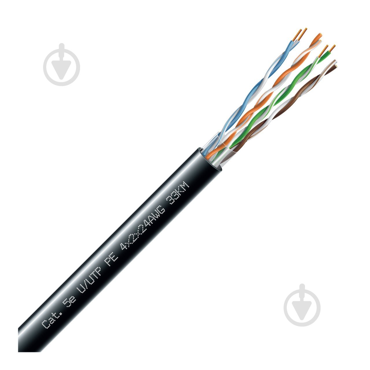 Кабель UTP ЗЗЦМ FTP/UTP 8x0,51 Cat 5e AWG черный медь - фото 1 Кабель UTP ЗЗЦМ FTP/UTP 8x0,51 Cat 5e AWG черный медь - фото 1