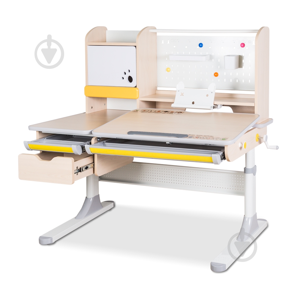 Детский стол Mealux Toronto Multicolor BD-650 с полкой - фото 1