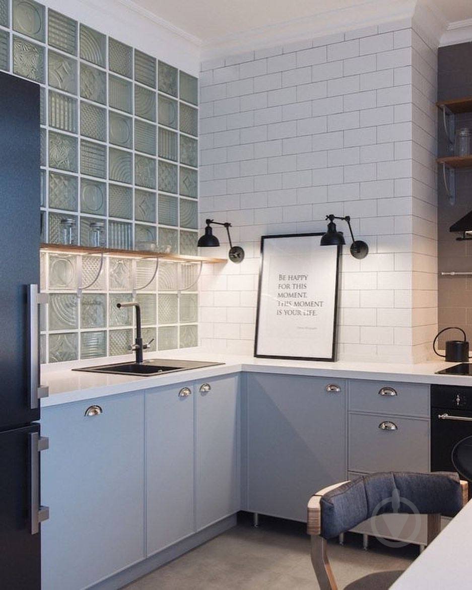 Склоблок SEVES Basic 190x190x80 Cross small прозорий - фото 15