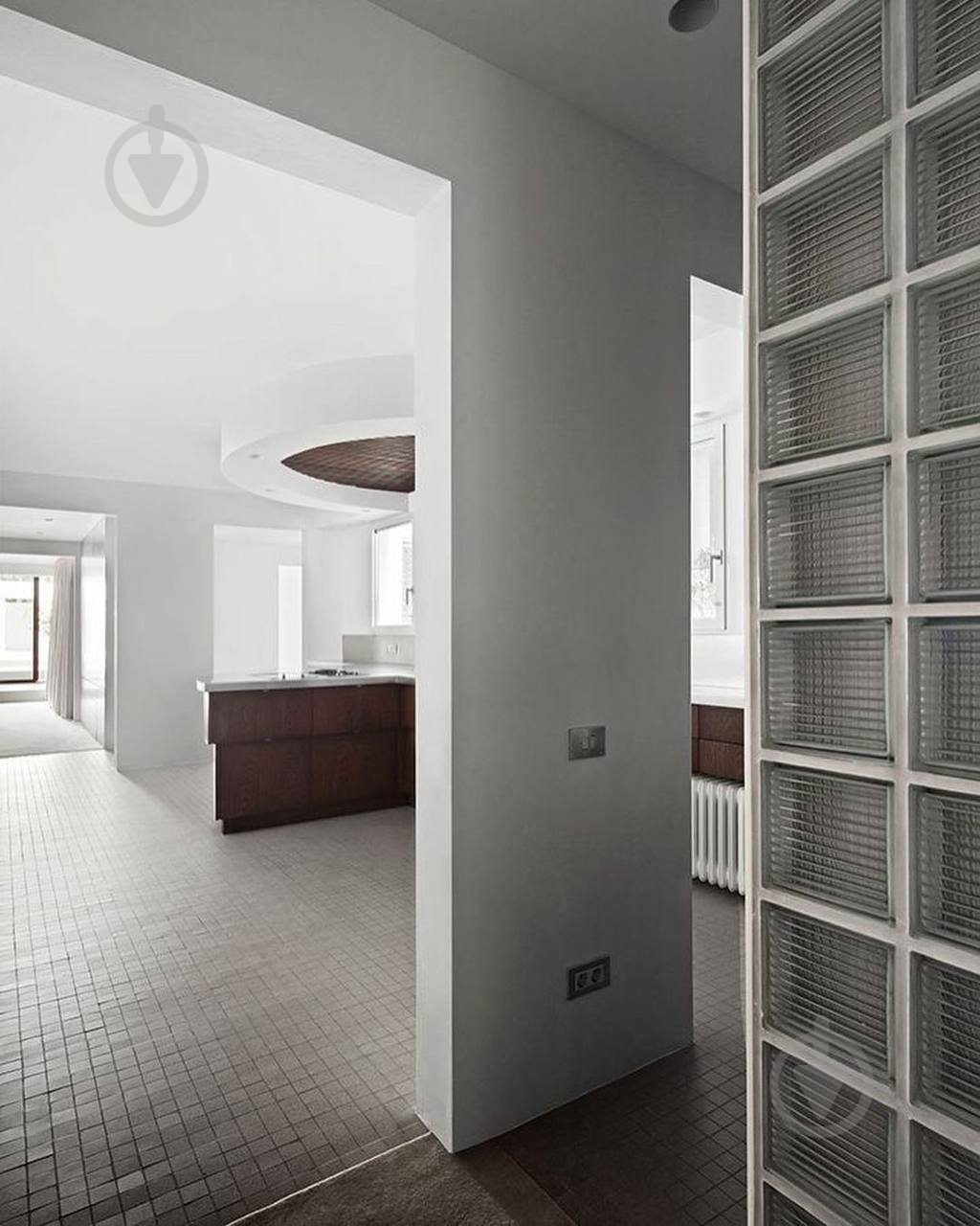 Склоблок SEVES Basic 190x190x80 Cross small прозорий - фото 6