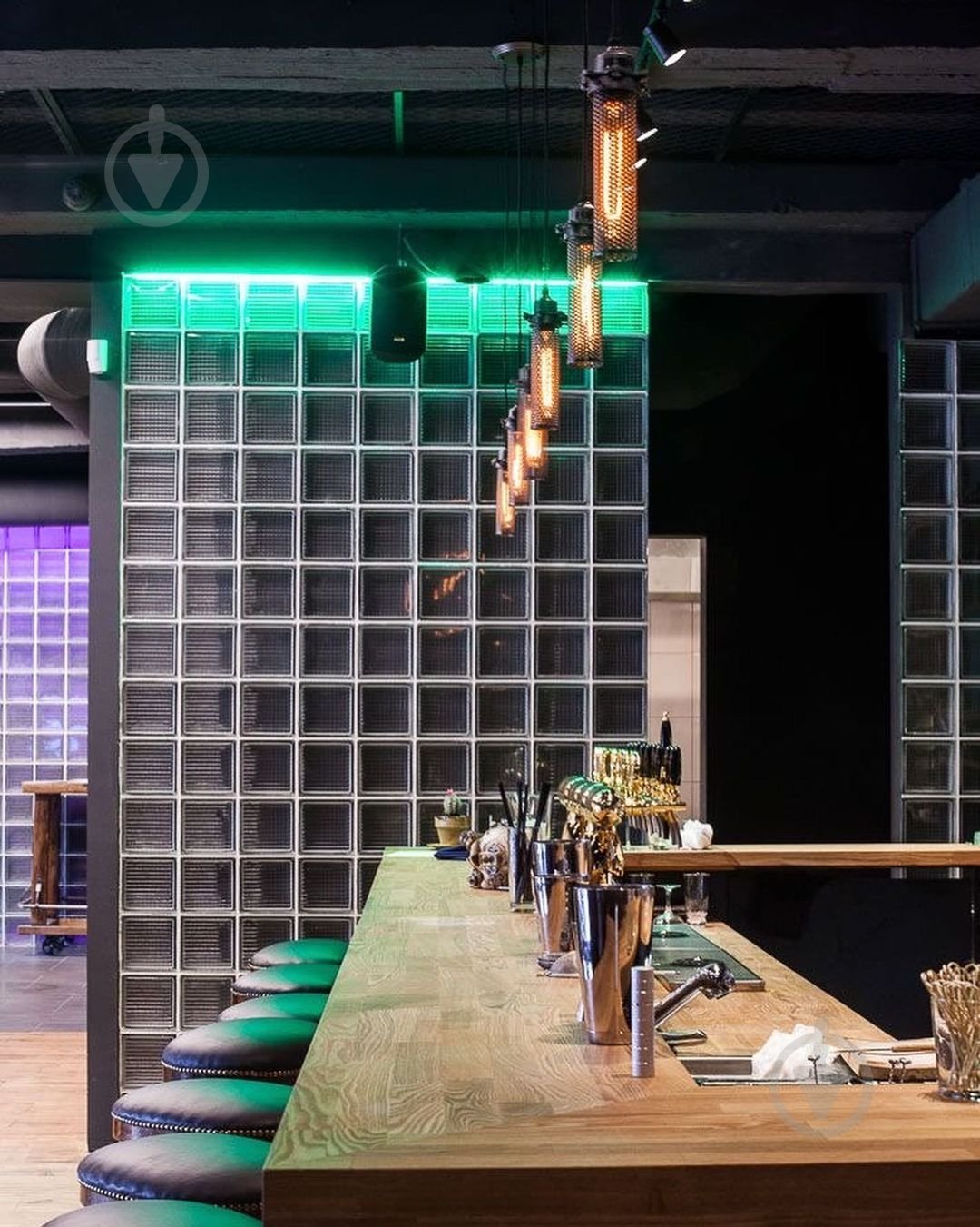 Склоблок SEVES Basic 190x190x80 Cross small прозорий - фото 4