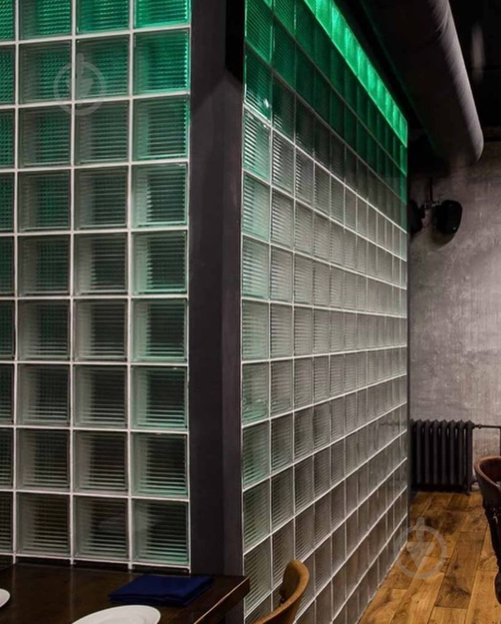 Склоблок SEVES Basic 190x190x80 Cross small прозорий - фото 12