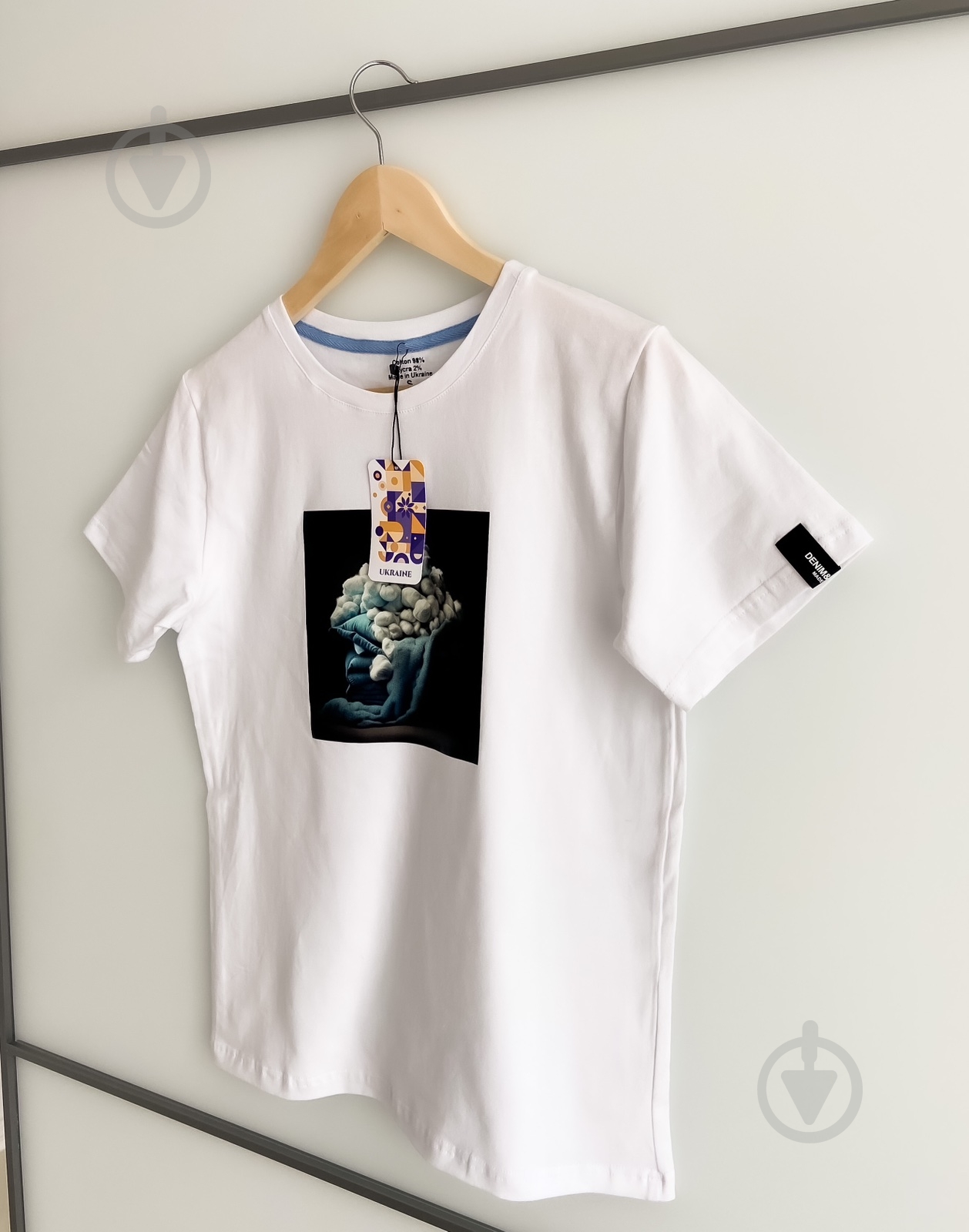 Футболка 000159 р.M белый - фото 3 Футболка 000159 р.M белый - фото 3
