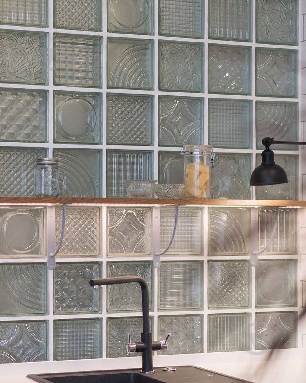 Склоблок SEVES Basic 190x190x80 Paralline прозорий - фото 19