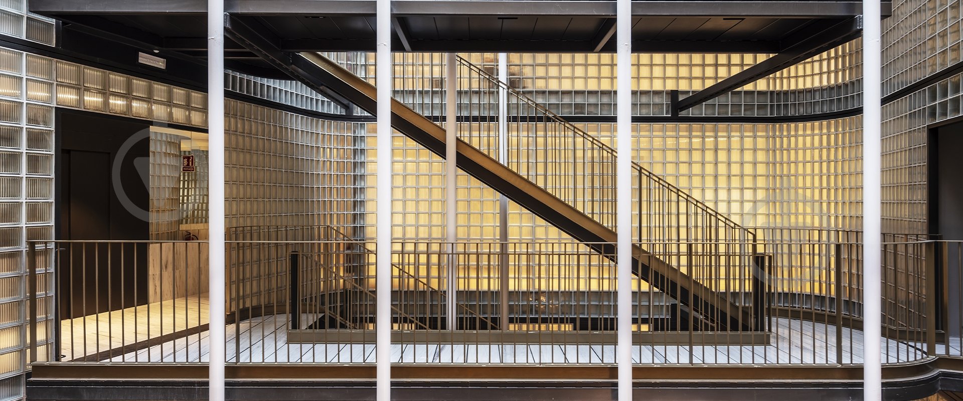 Склоблок SEVES Basic 190x190x80 Paralline прозорий - фото 7