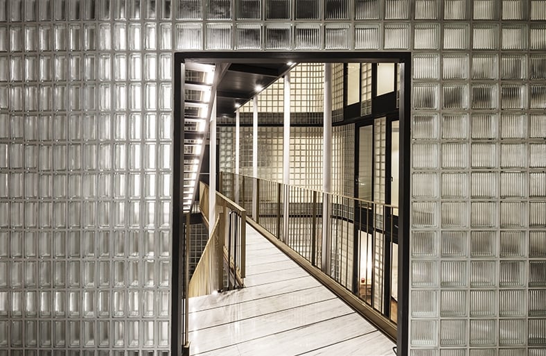 Склоблок SEVES Basic 190x190x80 Paralline прозорий - фото 3