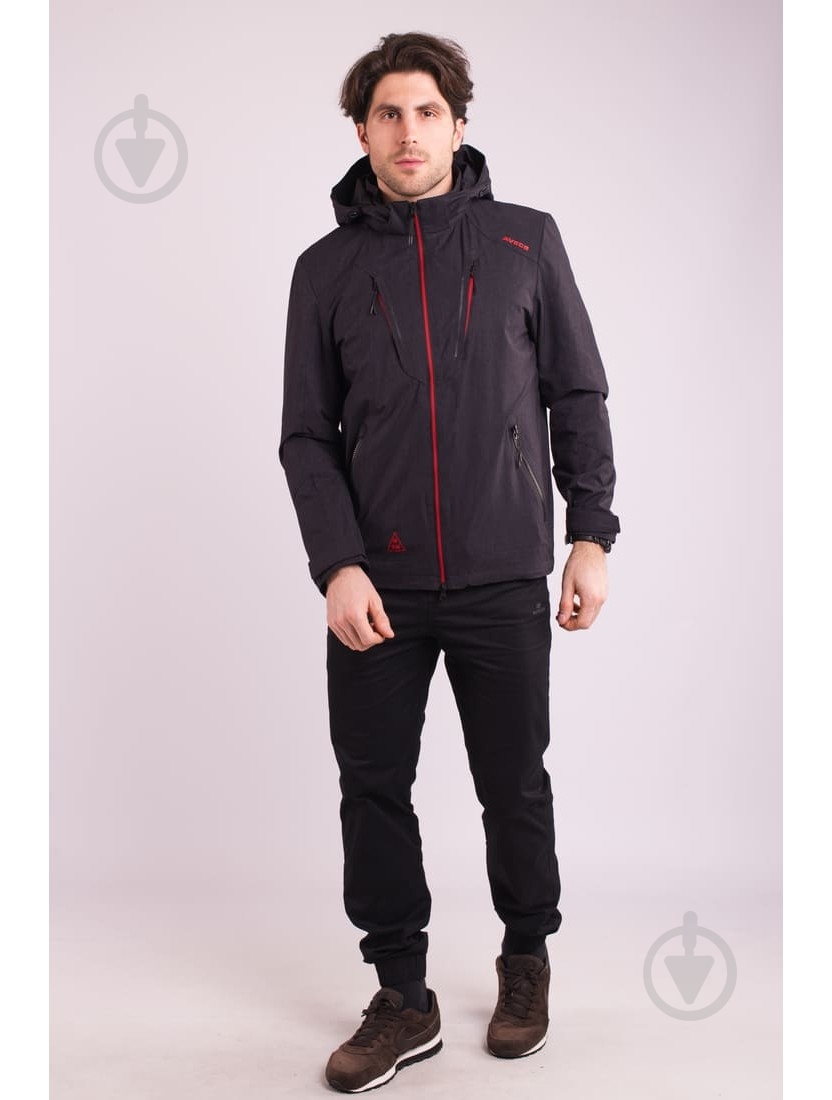 Куртка мужская демисезонная Avecs AV-70388/1 р.XL черная - фото 2