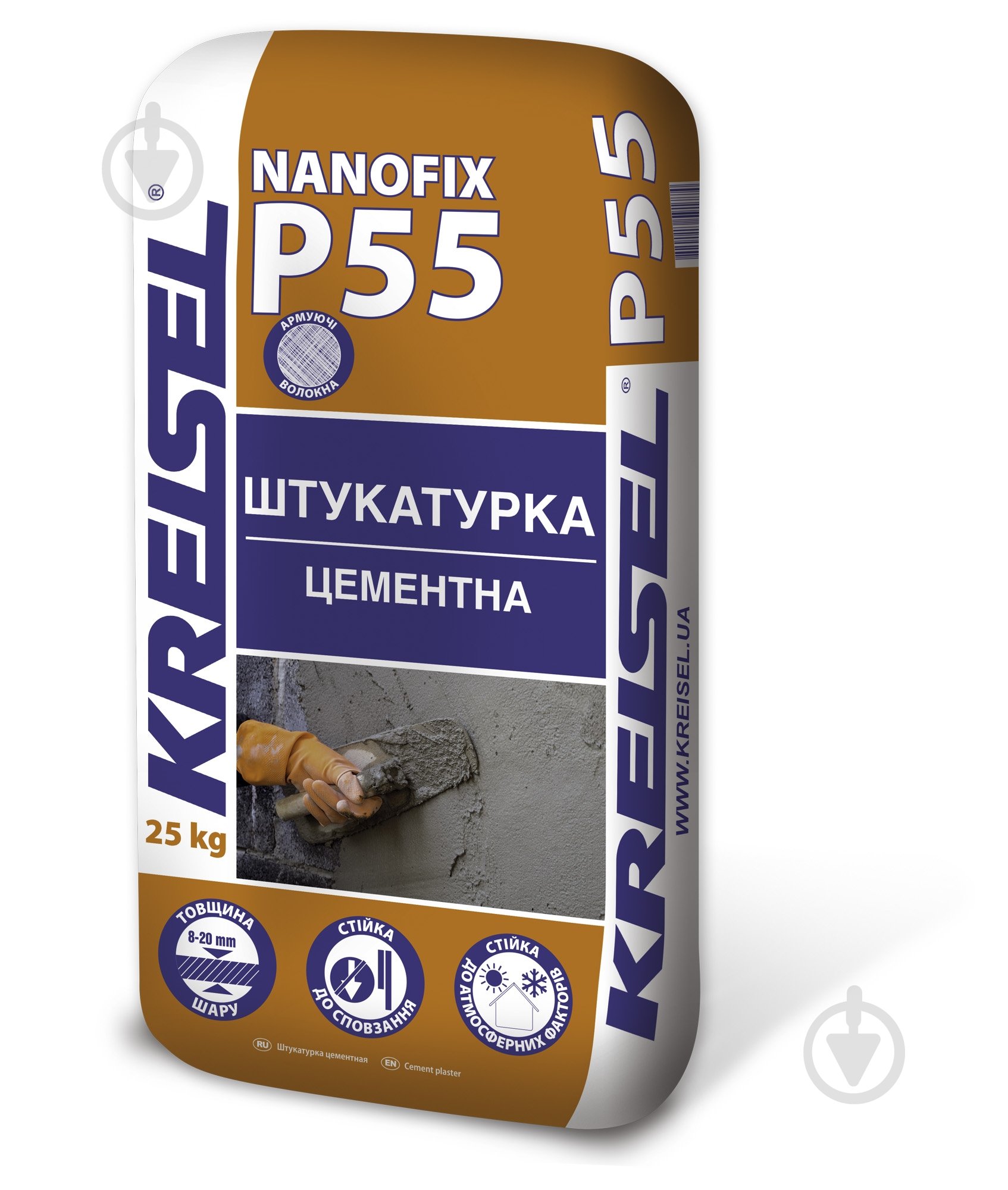 Штукатурка KREISEL NANOFIX P55 25 кг - фото 2