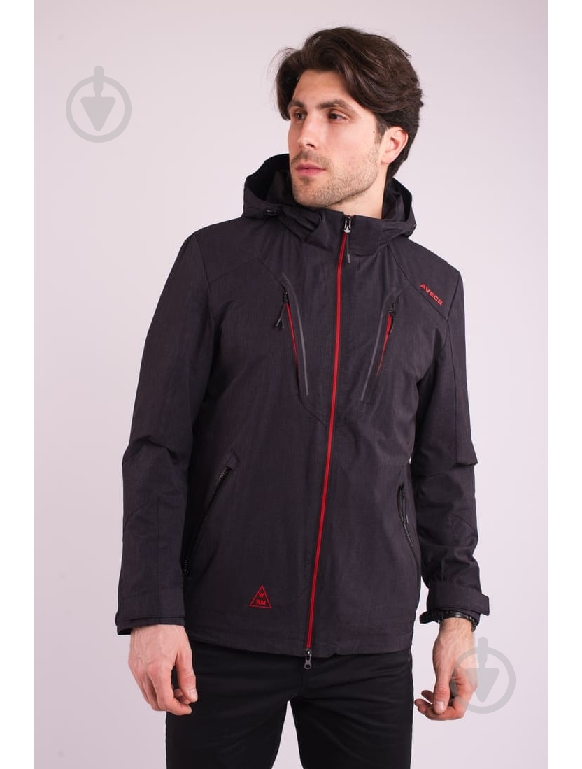 Куртка чоловіча демісезонна Avecs AV-70388/1 р.XXL чорна - фото 3