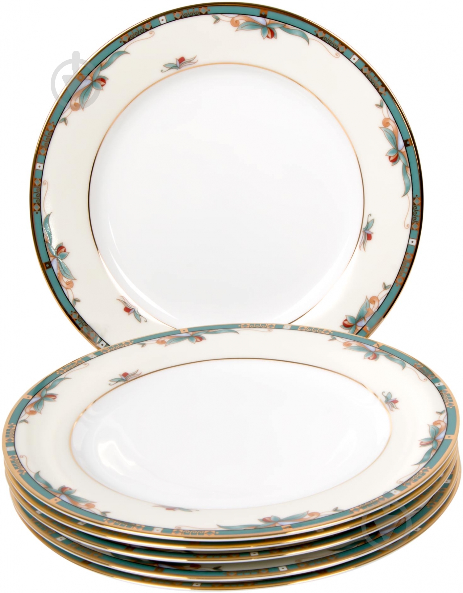 Набор тарелок для салата DPL Giselle 21,3 см 6 шт. - фото 1