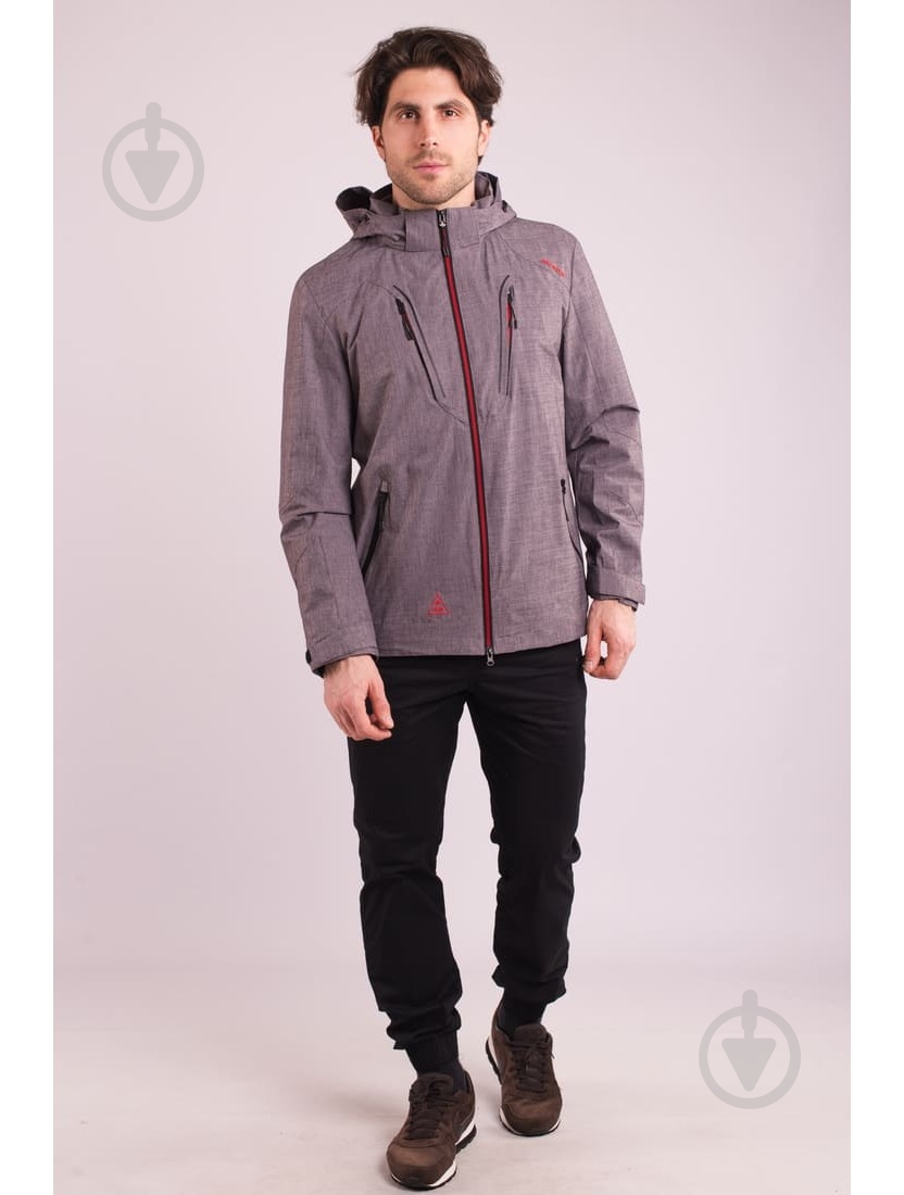Куртка чоловіча демісезонна Avecs AV-70388/17 р.XXXL сіра - фото 2