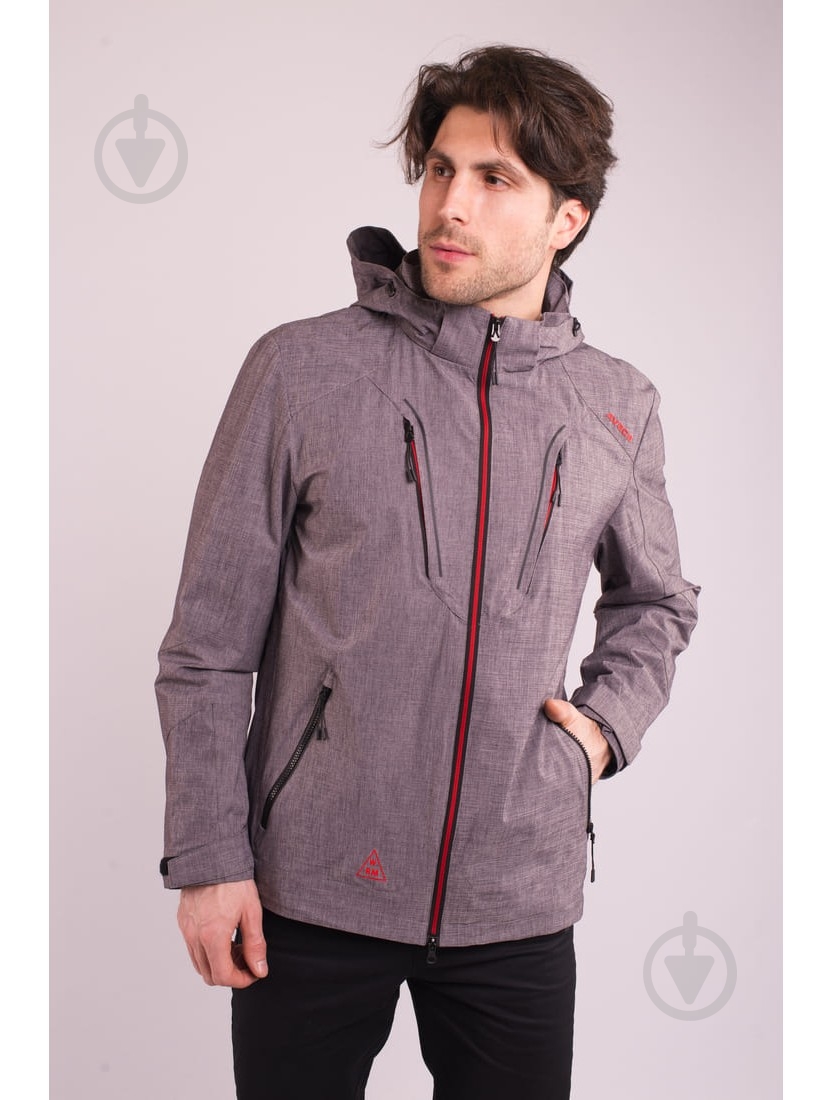 Куртка чоловіча демісезонна Avecs AV-70388/17 р.XXXL сіра - фото 3