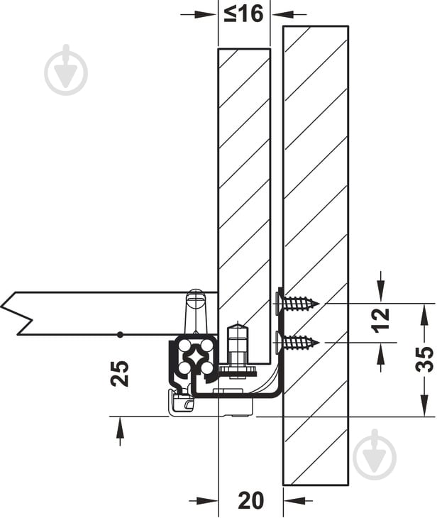 Напрямні прихованого монтажу Hafele 433.08.245 Matrix Runner UM S25 Soft-Close 450 мм - фото 2 Напрямні прихованого монтажу Hafele 433.08.245 Matrix Runner UM S25 Soft-Close 450 мм - фото 2