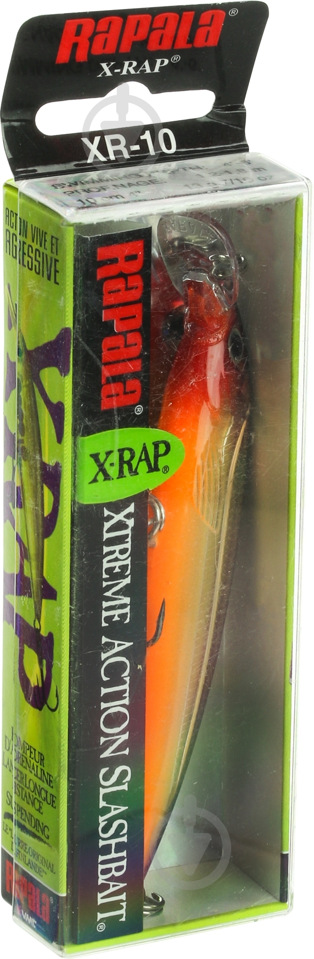 Воблер Rapala X-RAP 13 г 100 мм gold XR-10G - фото 2 Воблер Rapala X-RAP 13 г 100 мм gold XR-10G - фото 2