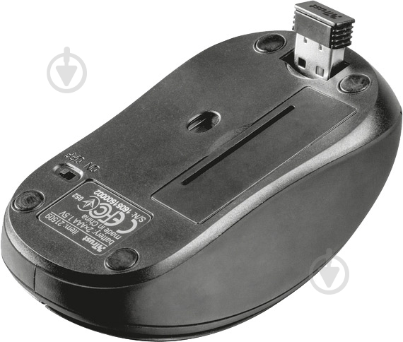 Мышь Trust Ziva Wireless Compact Mouse (21509) black (21509) - фото 4 Мышь Trust Ziva Wireless Compact Mouse (21509) black (21509) - фото 4