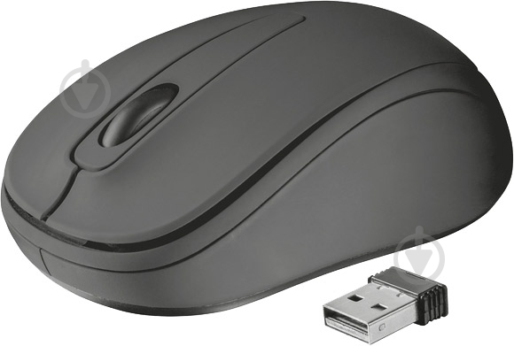 Мышь Trust Ziva Wireless Compact Mouse (21509) black (21509) - фото 3 Мышь Trust Ziva Wireless Compact Mouse (21509) black (21509) - фото 3