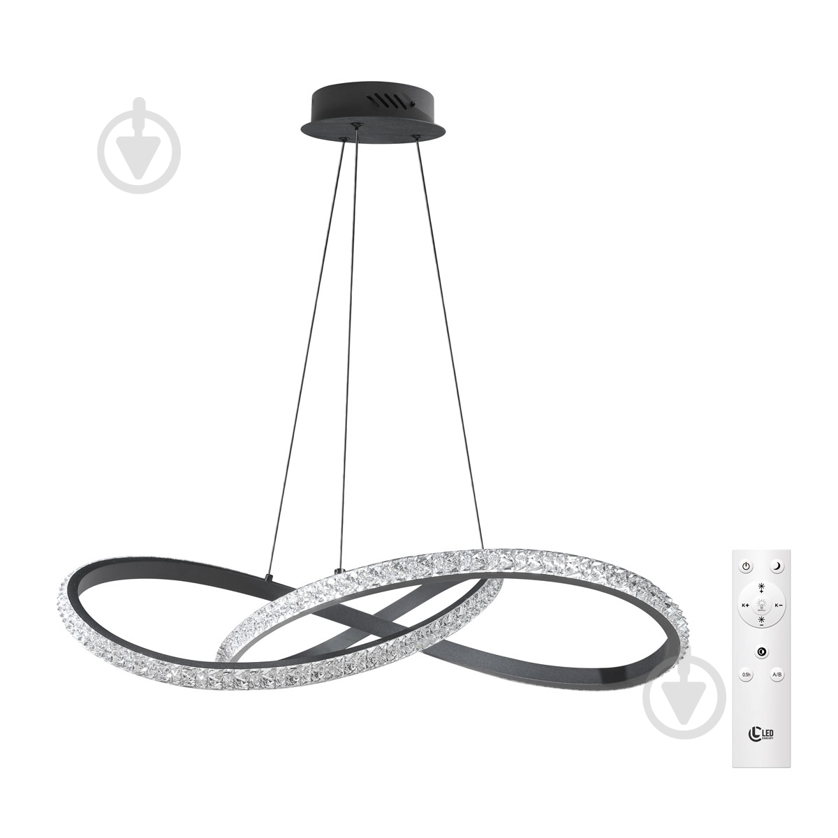 Люстра подвесная LED CONCEPT TAWLEY PL 67 Вт черный - фото 1