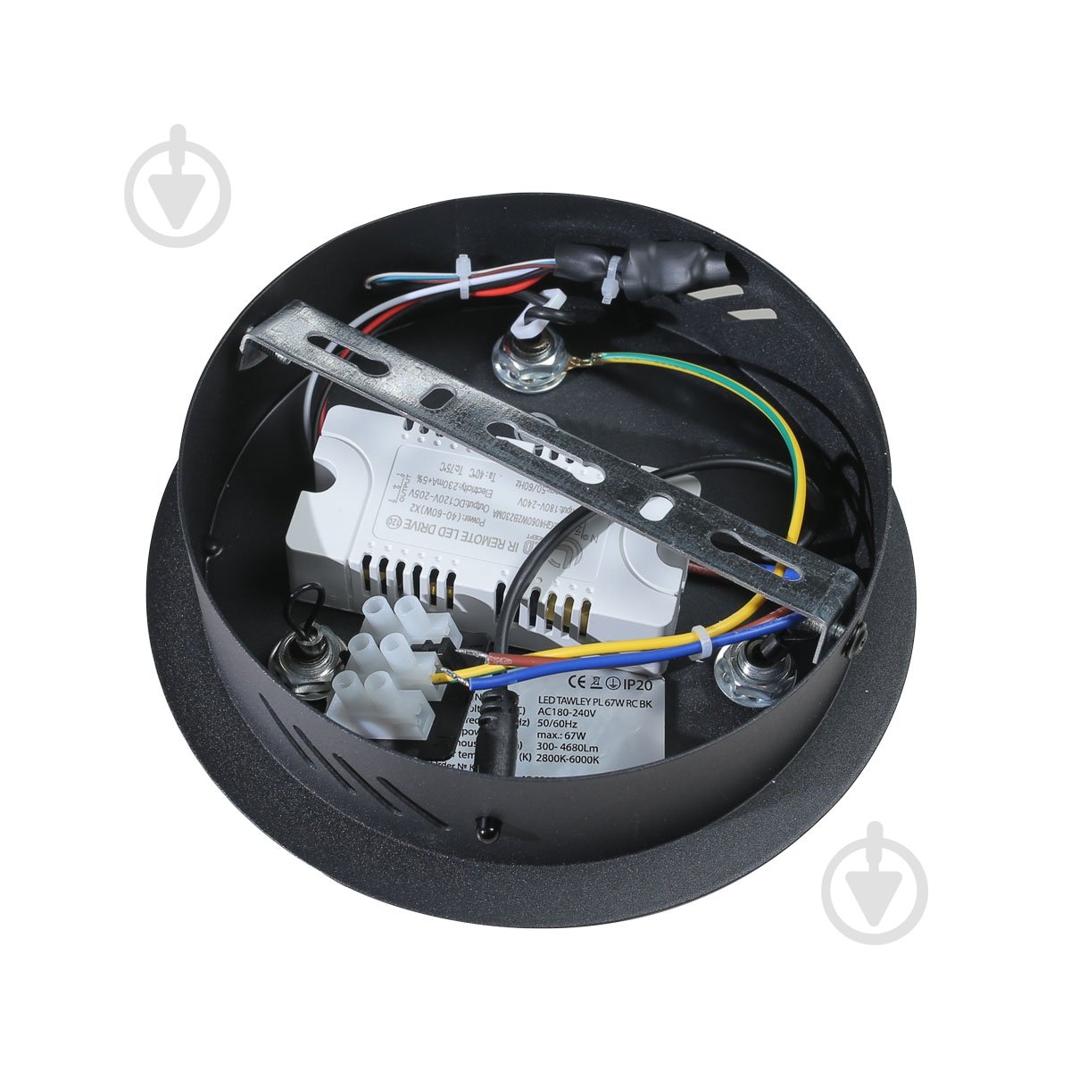 Люстра подвесная LED CONCEPT TAWLEY PL 67 Вт черный - фото 3