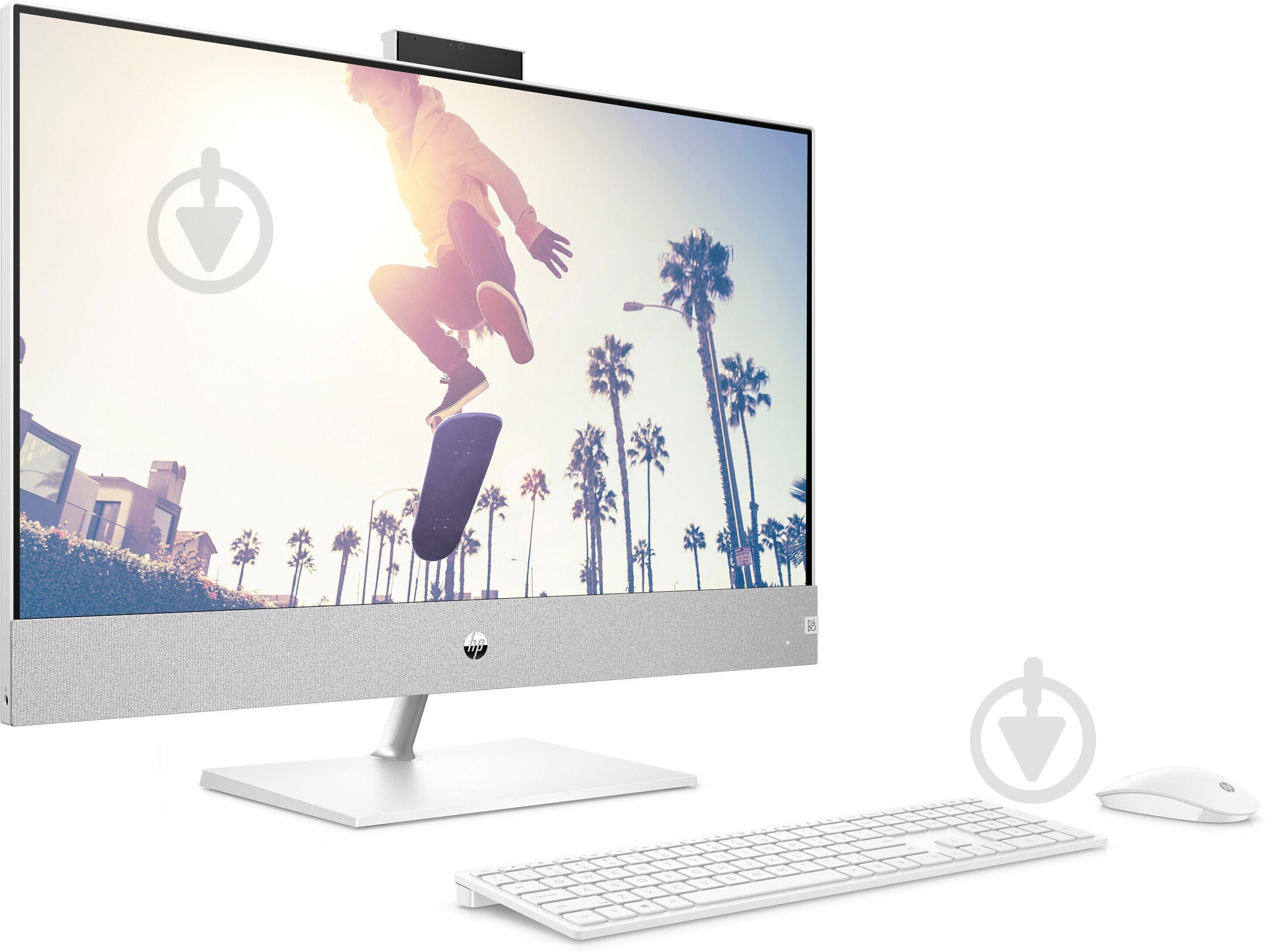 Моноблок HP Pavilion 27" (9D3R0EA) white - фото 2