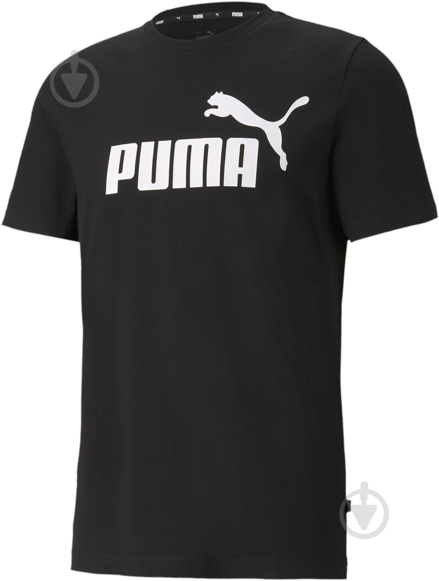 Футболка Puma ESS Logo Tee 58666601 р.XL черный - фото 2