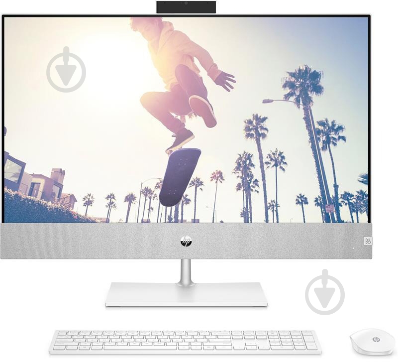 Моноблок HP Pavilion 27" (9D3Q8EA) white - фото 1