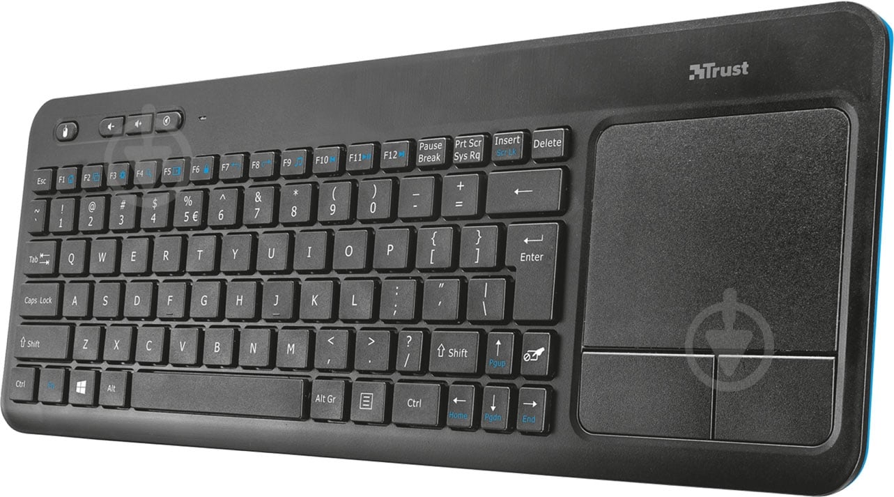 Клавиатура Trust Veza wireless touchpad UKR (6291778) - фото 4