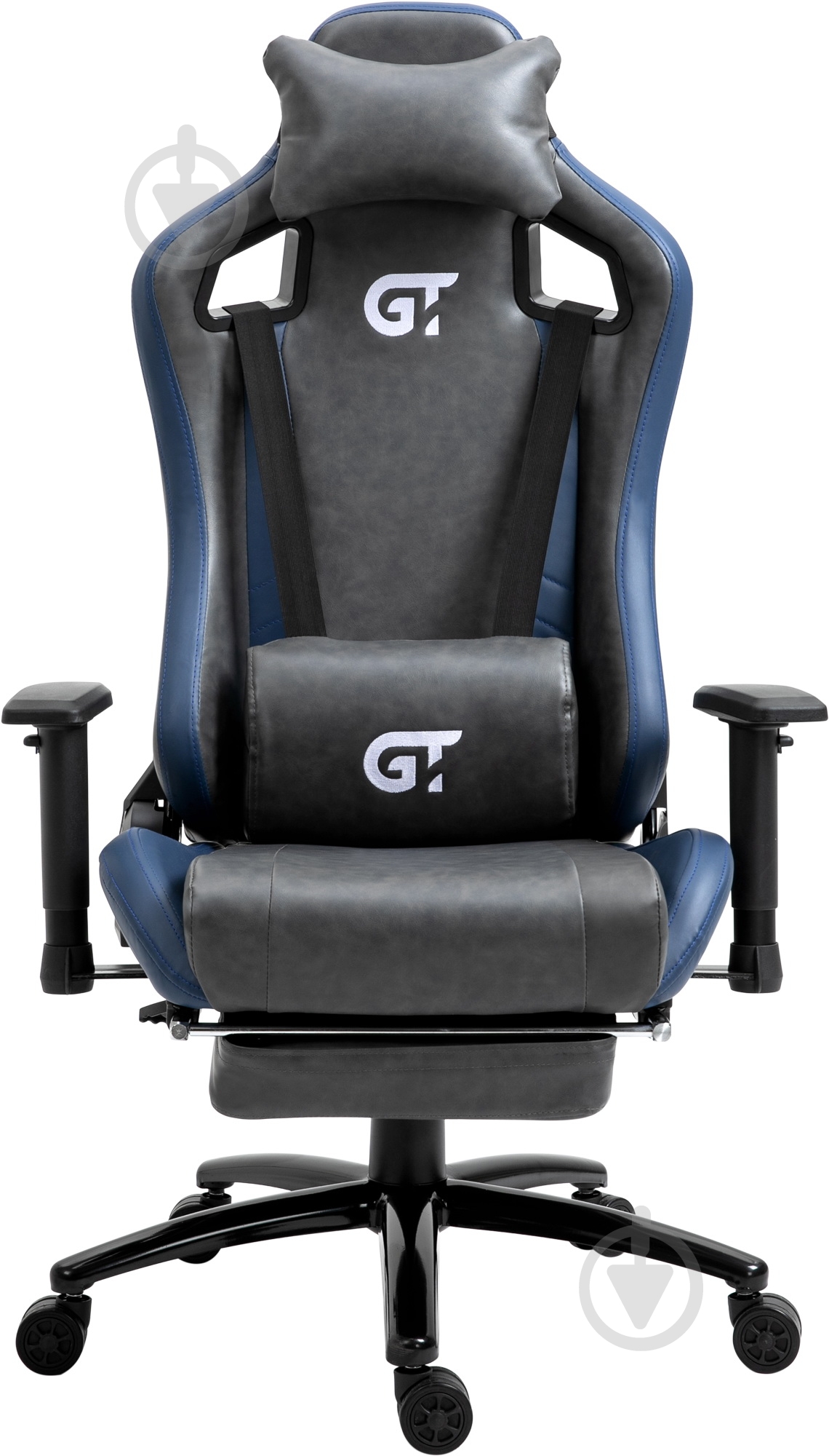 Крісло GT Racer X-5105 чорно-синій - фото 1