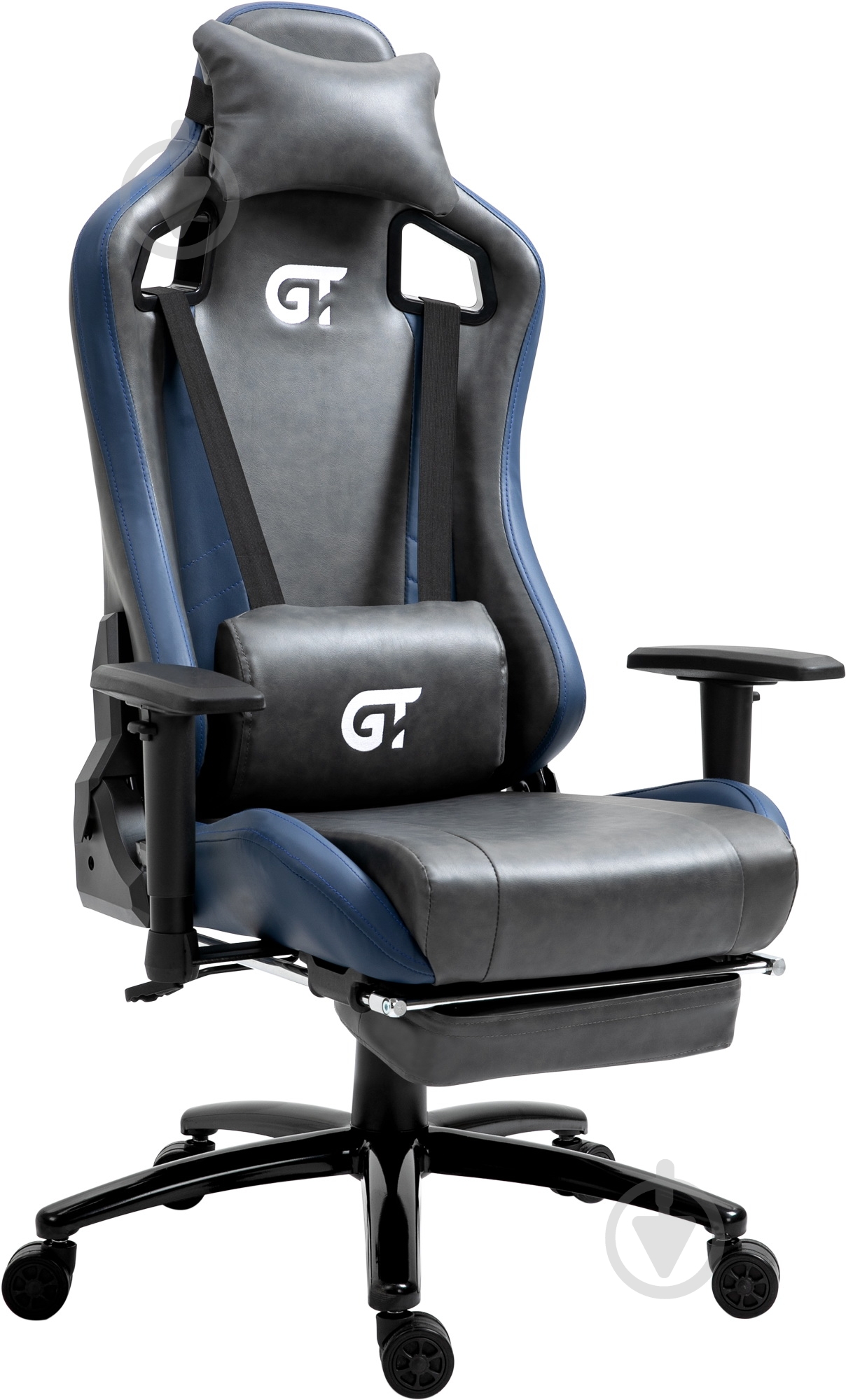 Крісло GT Racer X-5105 чорно-синій - фото 2