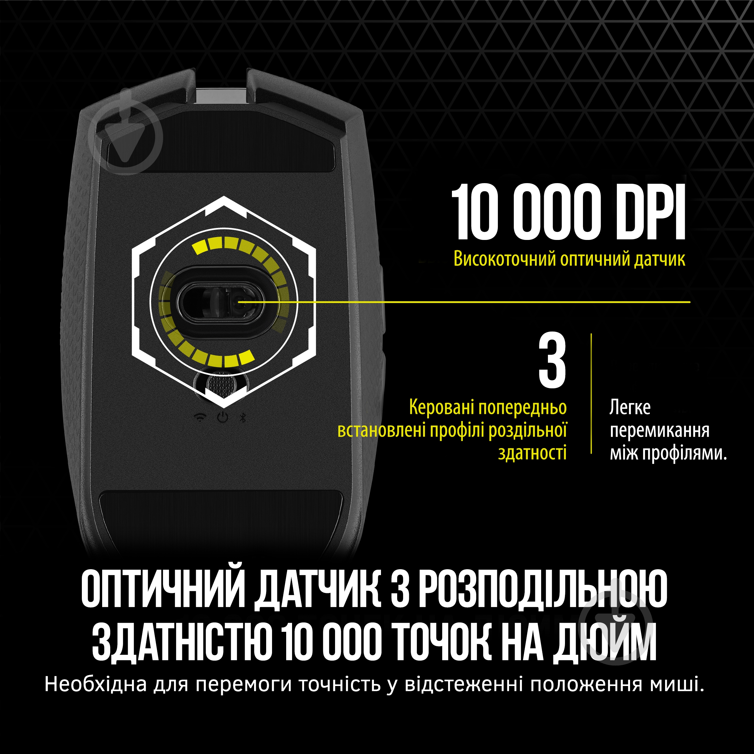 Мышка Corsair Katar Pro Wireless black (CH-931C011-EU) - фото 5
