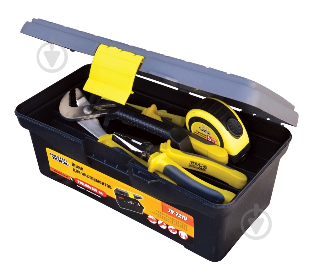 Ящик для инструментов MasterTool 12,5" 79-2219 - фото 1