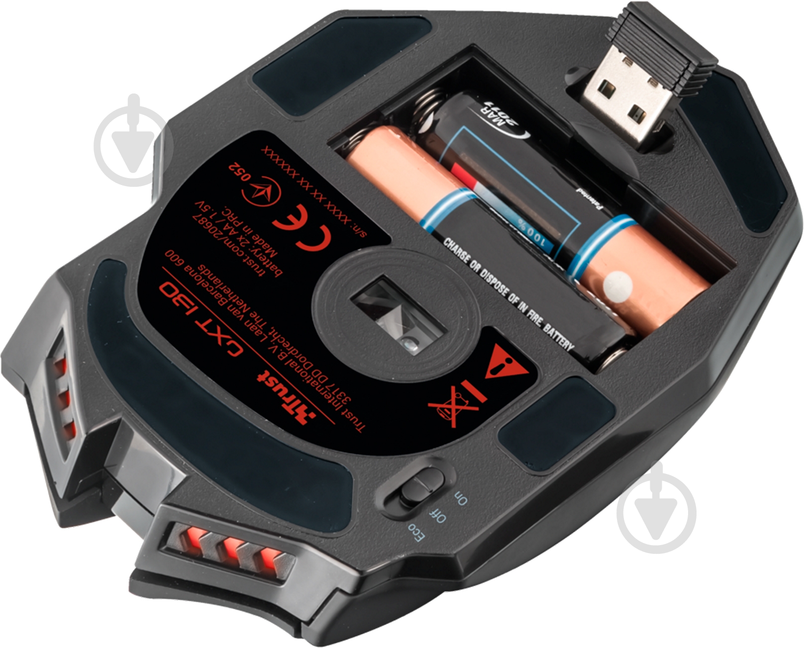 Миша Trust GXT 130 Wireless Gaming Mouse (20687) - фото 5 Миша Trust GXT 130 Wireless Gaming Mouse (20687) - фото 5