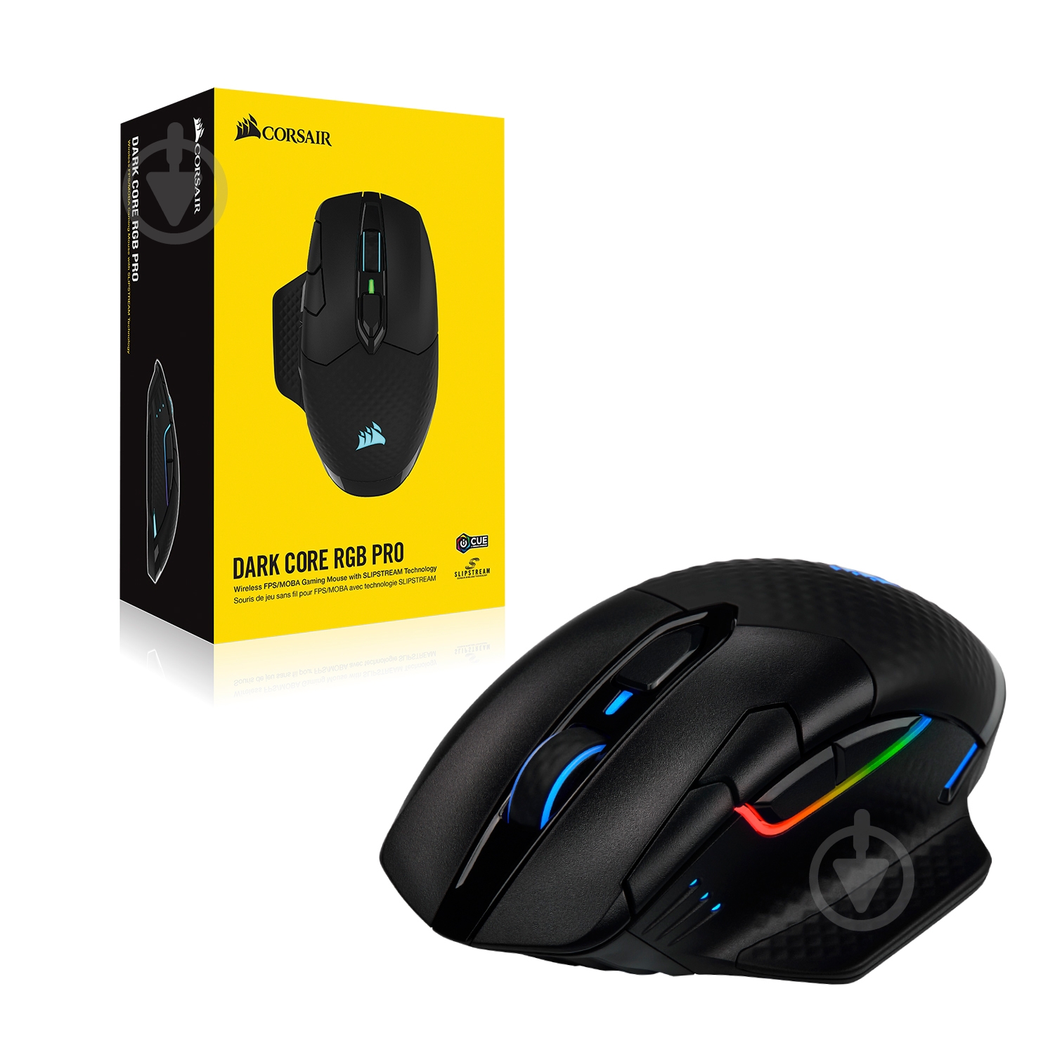Мишка Corsair Dark Core RGB Pro Wireless black (CH-9315411-EU) - фото 8 Мишка Corsair Dark Core RGB Pro Wireless black (CH-9315411-EU) - фото 8