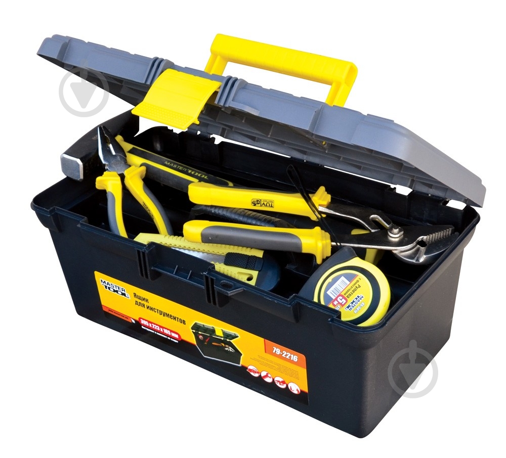Ящик для инструментов MasterTool 16" 79-2216 - фото 1 Ящик для инструментов MasterTool 16" 79-2216 - фото 1