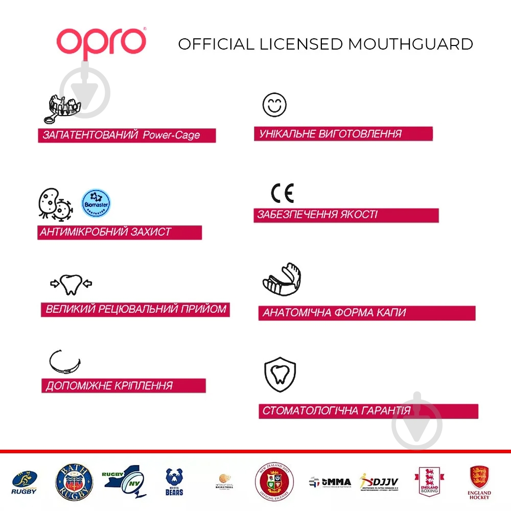 Капа Opro Gold р. универсальный - фото 9