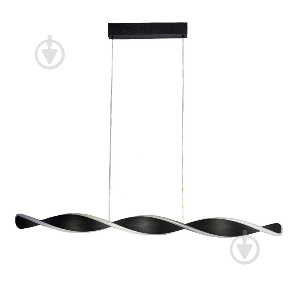 Люстра подвесная PowerLux 25 Вт LED-модуль черный PW21881 - фото 1