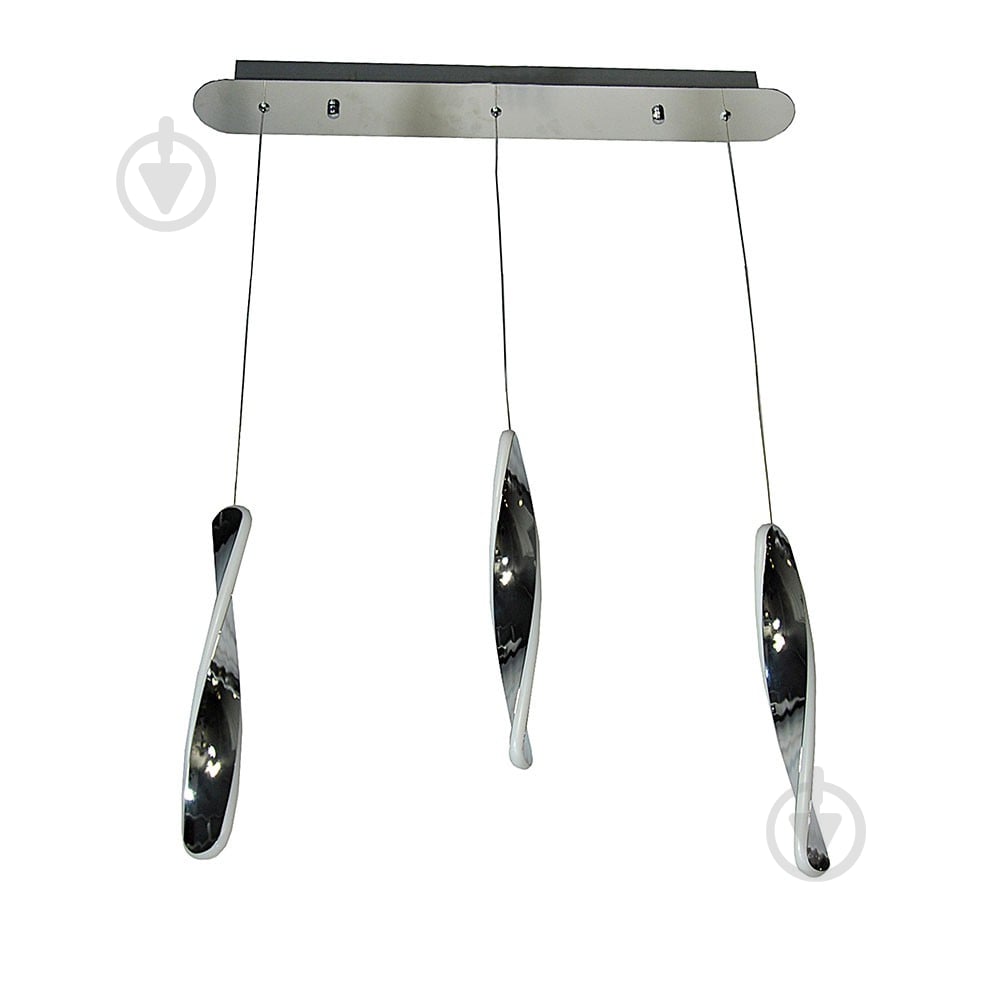 Люстра подвесная PowerLux 24 Вт LED-модуль хром PW21874 - фото 1