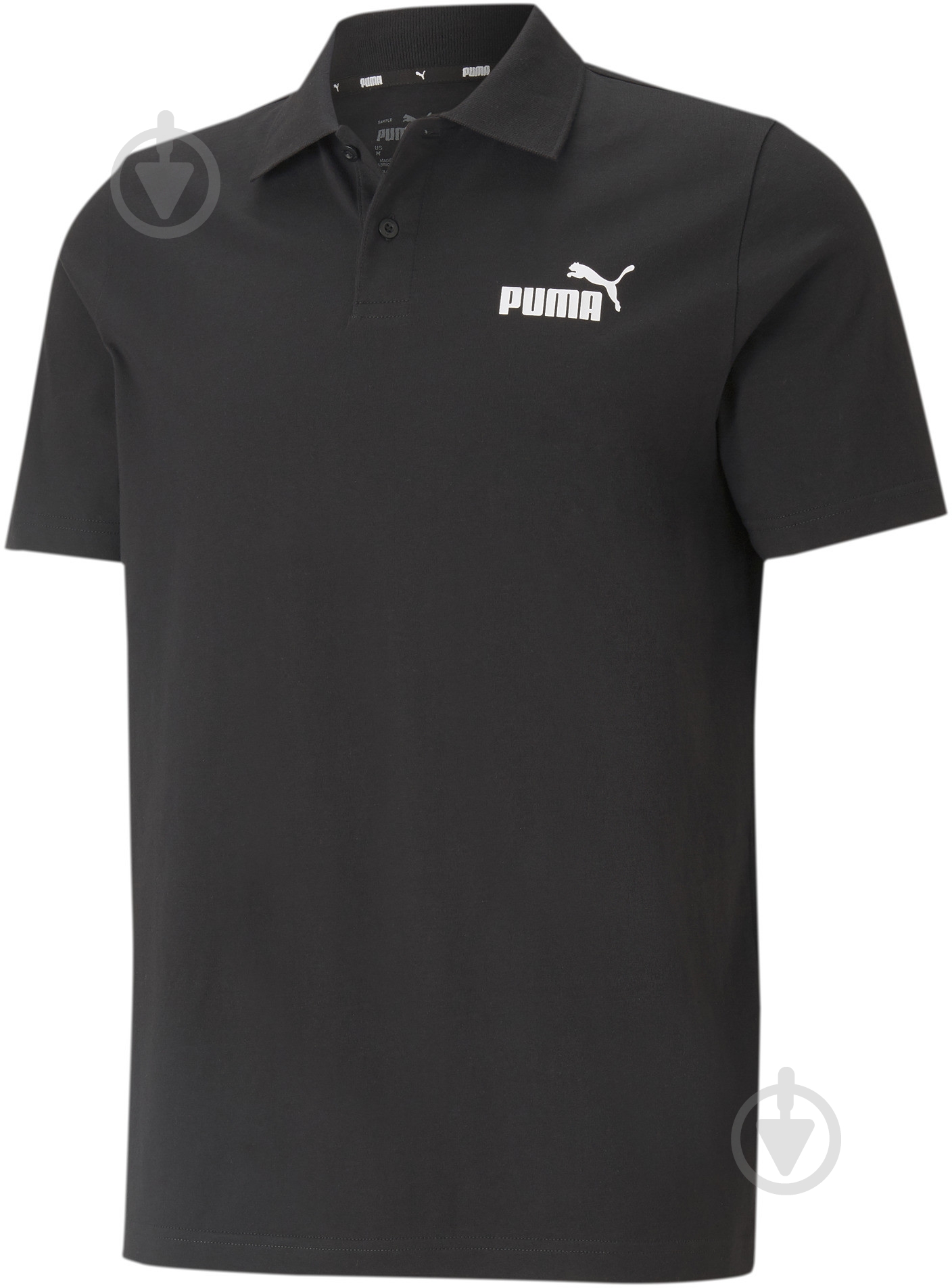 Поло Puma ESS Jersey Polo 58667601 р.M черный - фото 1